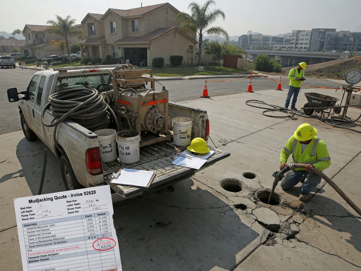 Cost Variables For Concrete Leveling Mudjacking In Irvine