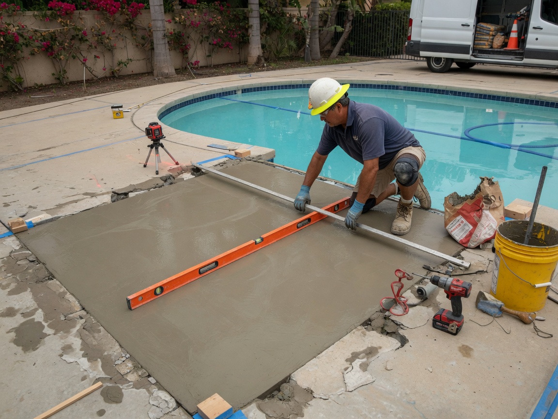 concrete leveling mudjacking in Northwood